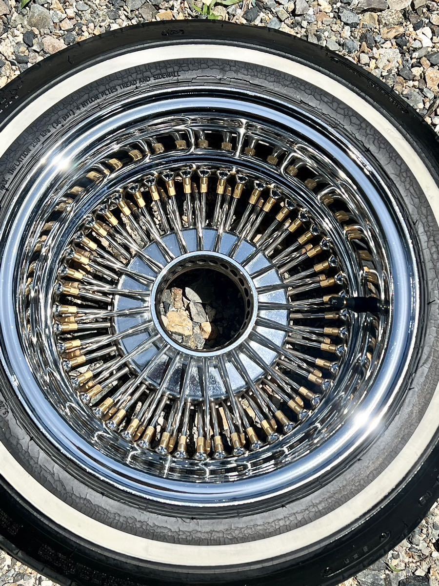 DAYTON 72sp 13インチ ワイヤーホイール ローライダー インパラ 当時物 