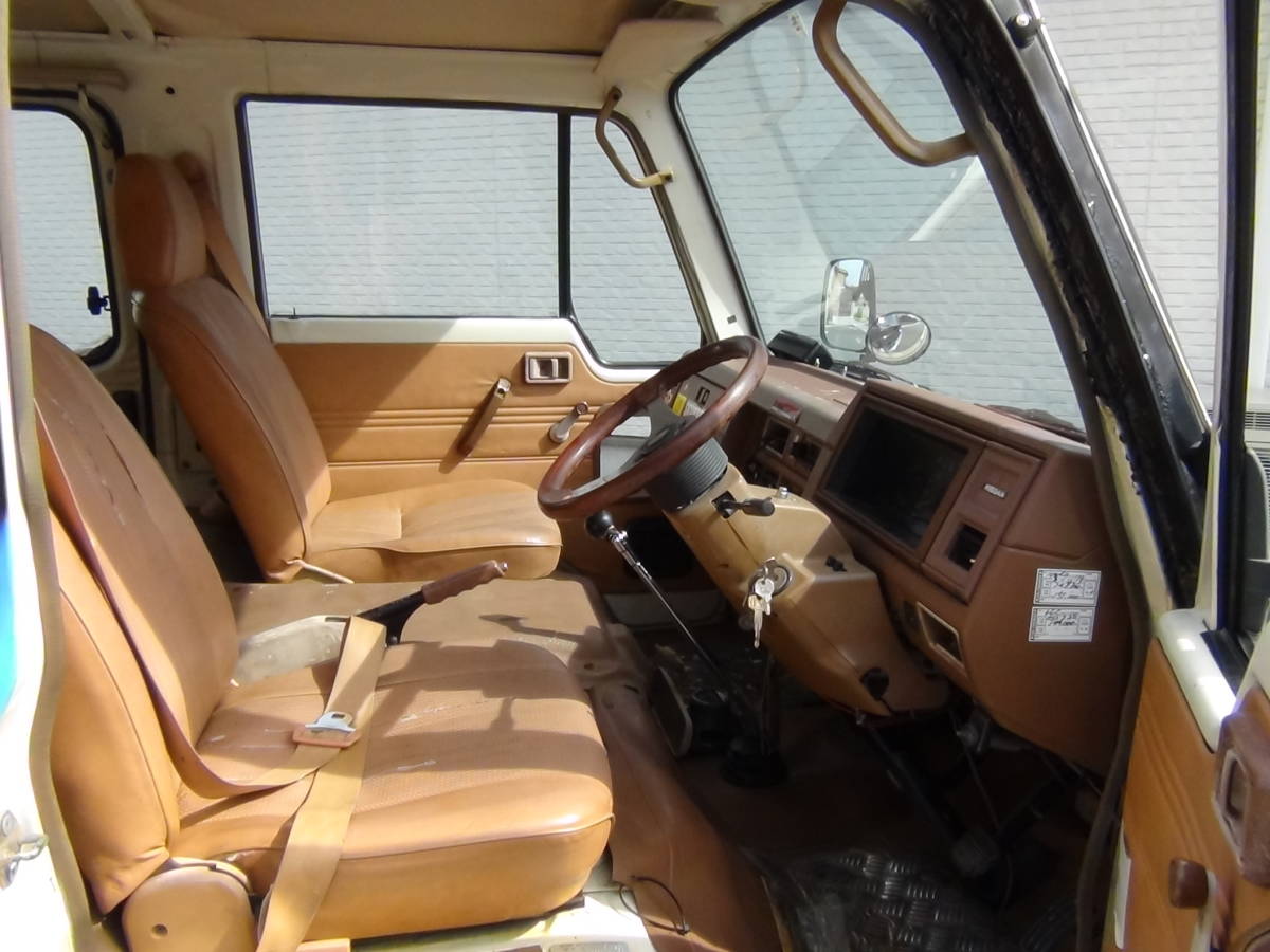 昭和レトロ!日産KSE23ホーミー・ディーゼルLD20ターボエンジン!検満  