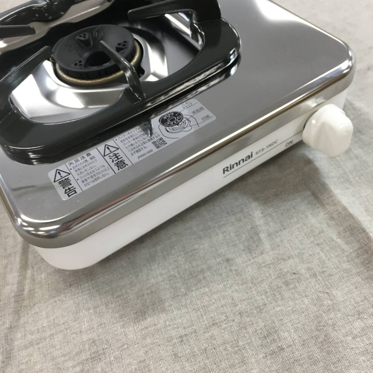 Rinnai カセットコンロ RTS-1NDB 中古◇リンナイ 1口ガスコンロ