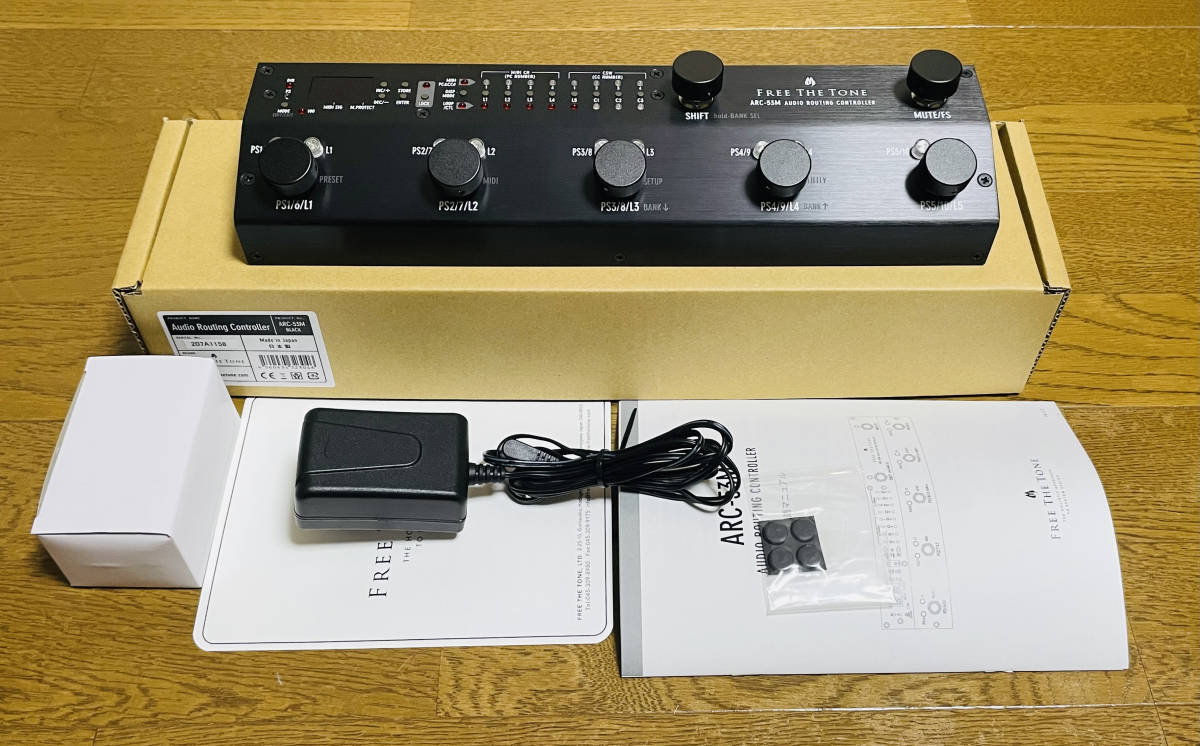 美品 FREE THE TONE フリーザトーン ARC-53M Black ブラック