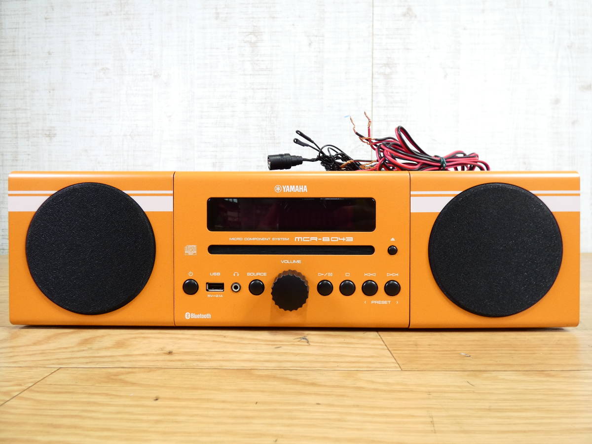 YAMAHA ヤマハ MCR-B043 Bluetooth対応 ミニコンポ 音響機器