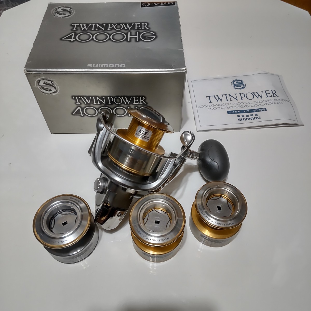 シマノ SHIMANO 02 twinpower twin power ツインパワー 4000HG シマノ SHIMANO 02 twinpower twin power ツインパワー 4000HG