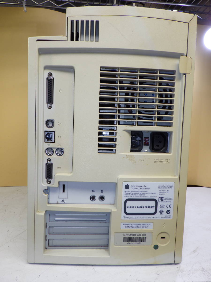 レトロ 希少 レア Apple M4405 Power Macintosh G3 PC パソコン 動作 