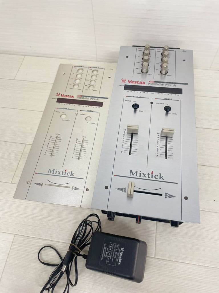 Vestax PMC-06 Pro A DJミキサー　通電確認済み ML6970]通電確認のみ！【Vestax】PMC-06 Pro A DJミキサー PMC-06