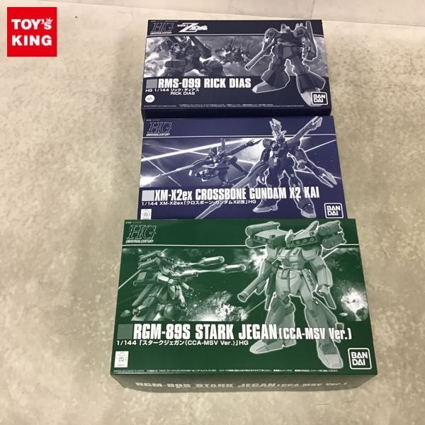  1円〜 HGUC 1/144 スタークジェガン CCA-MSV Ver. クロスボーン ガンダムX2改 他(ガンダム)｜売買されたオークション情報、yahooの商品情報をアーカイブ公開 - オークファン その他