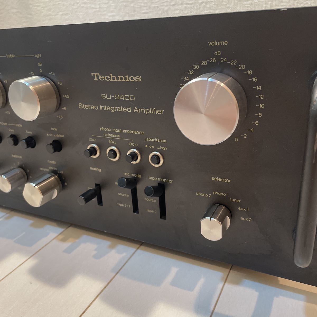 117 通電OK Technics テクニクス SU-9400 プリメインアンプ ステレオ 