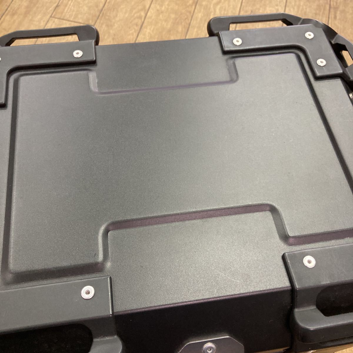 HARD WORX アルミトップケース 45L ブラック バイク用リアボックス ハードワークス ハンターカブ クロスカブ スーパーカブなどに