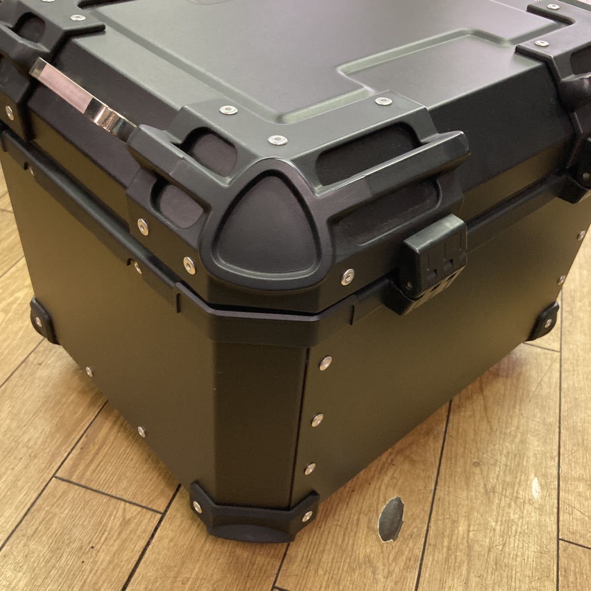 HARD WORX アルミトップケース 45L ブラック バイク用リアボックス ハードワークス ハンターカブ クロスカブ スーパーカブなどに