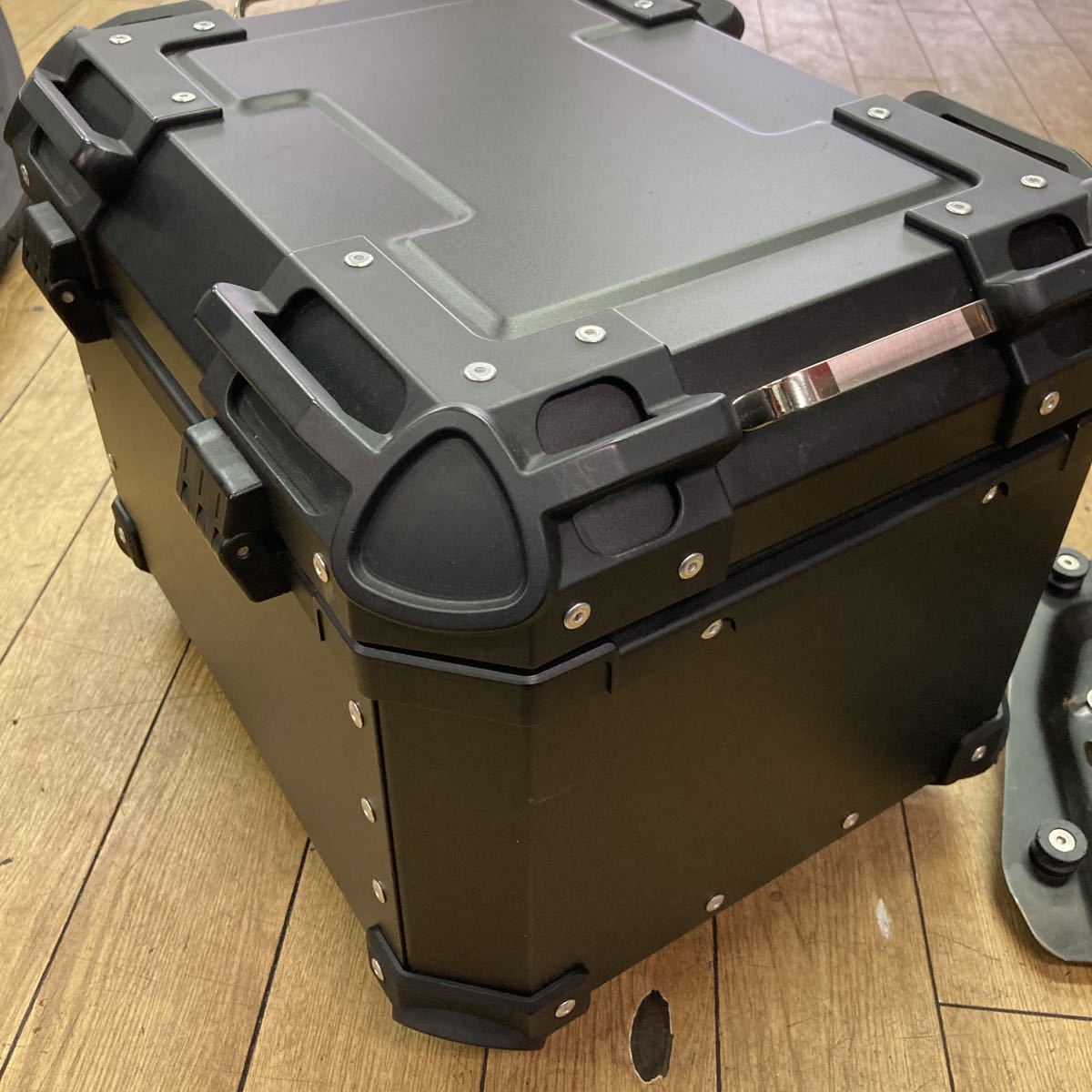 HARD WORX アルミトップケース 45L ブラック バイク用リアボックス ハードワークス ハンターカブ クロスカブ スーパーカブなどに