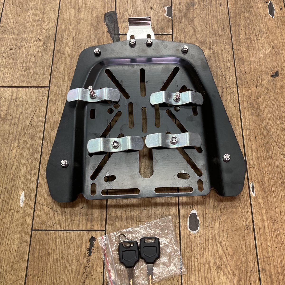 HARD WORX アルミトップケース 45L ブラック バイク用リアボックス ハードワークス ハンターカブ クロスカブ スーパーカブなどに