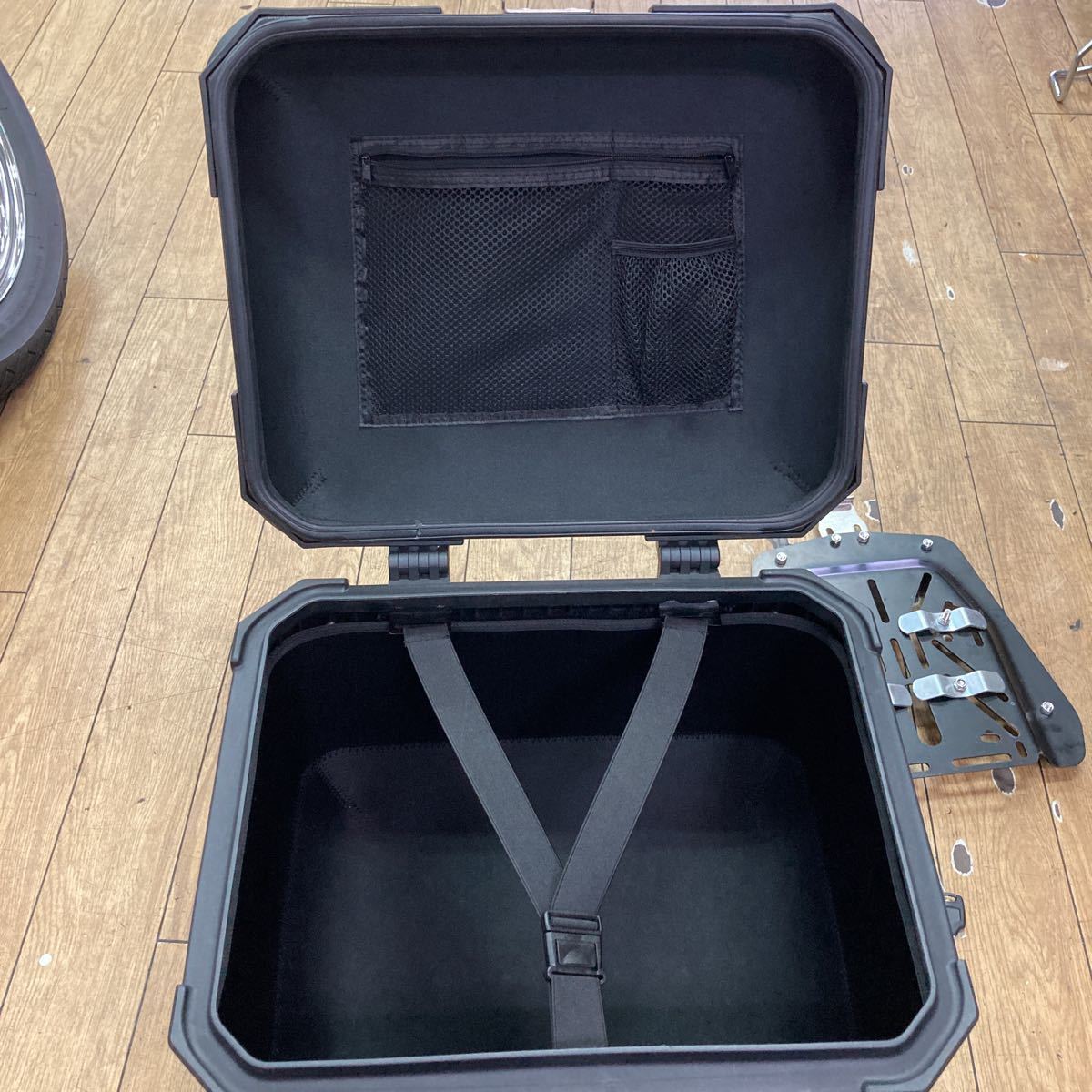 HARD WORX アルミトップケース 45L ブラック バイク用リアボックス ハードワークス ハンターカブ クロスカブ スーパーカブなどに