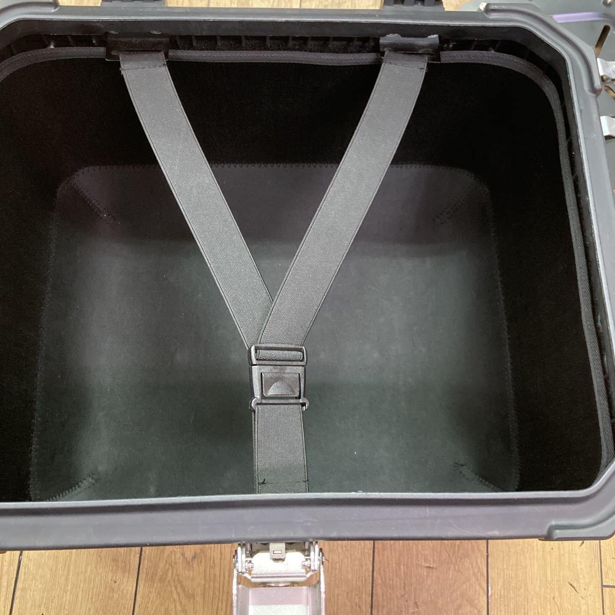 HARD WORX アルミトップケース 45L ブラック バイク用リアボックス ハードワークス ハンターカブ クロスカブ スーパーカブなどに