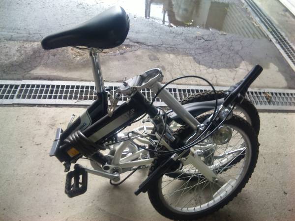スポルディング折りたたみ自転車20インチ美品！鍵・ギア付き_2