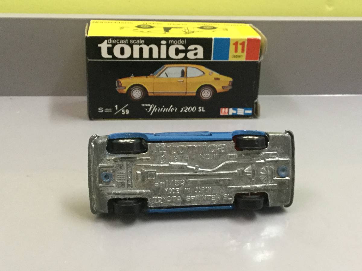 トミカ 黒箱 輸出？トヨタスプリンター 1200SL 日本製(乗用車)｜売買
