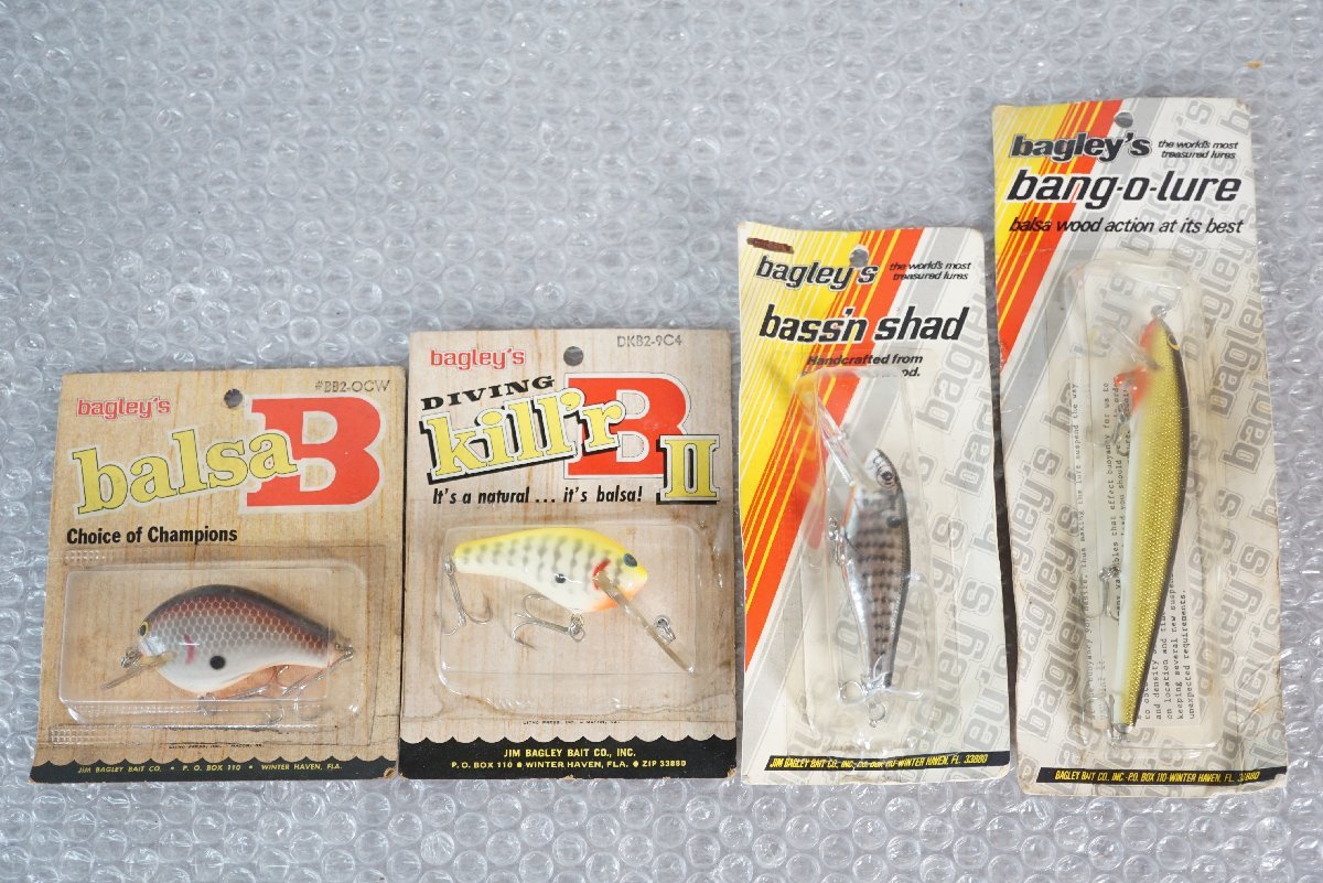 QS][G459460] 4点セット 未使用品 bagley's バグリー balsa kill'rBⅡ
