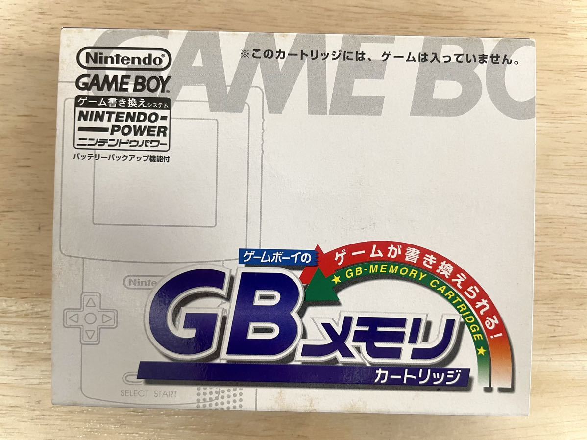 Nintendo 箱説明書シール付属 GBメモリカートリッジ 【限定即決】GBメモリカートリッジ 収録タイトルなし 任天堂 箱-取説-シールあり N.1939 ゲームボーイ アドバンス レア レトロ 同梱可能