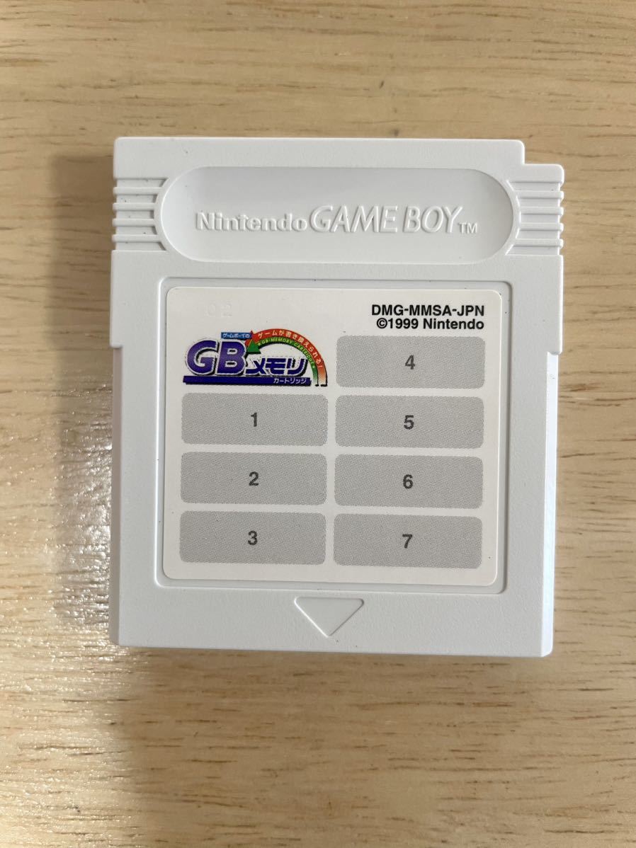 Nintendo 箱説明書シール付属 GBメモリカートリッジ 【限定即決】GBメモリカートリッジ 収録タイトルなし 任天堂 箱-取説-シールあり N.1939 ゲームボーイ アドバンス レア レトロ 同梱可能