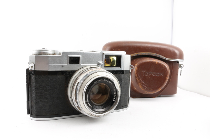 ★希少元箱付・美品★ Topcon 35-S ★ 二重像合致! 完動品! ☆希少元箱付・美品☆ Topcon 35-S ☆ 二重像合致!