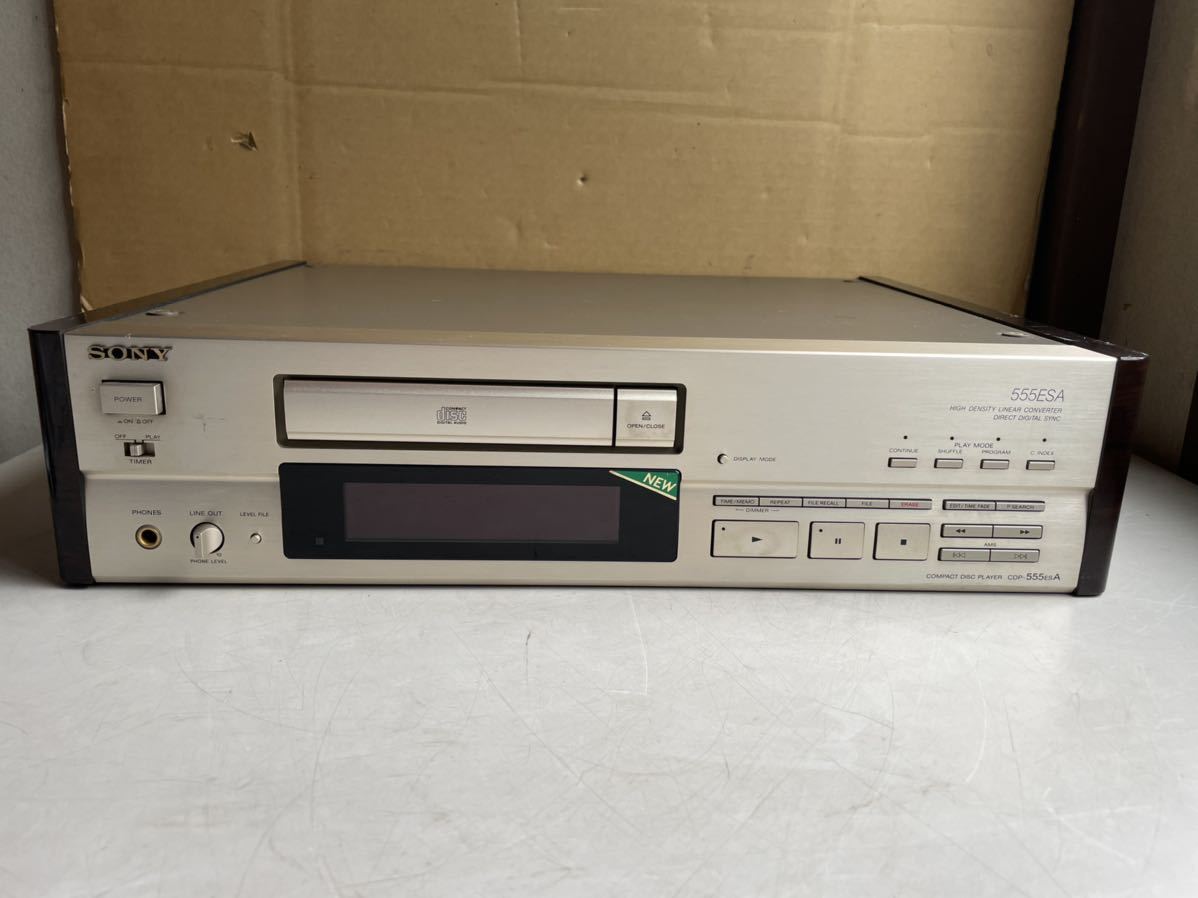 オーディオ機器 SONY CDP-555ESA CDプレイヤー ジャンク 売り切り