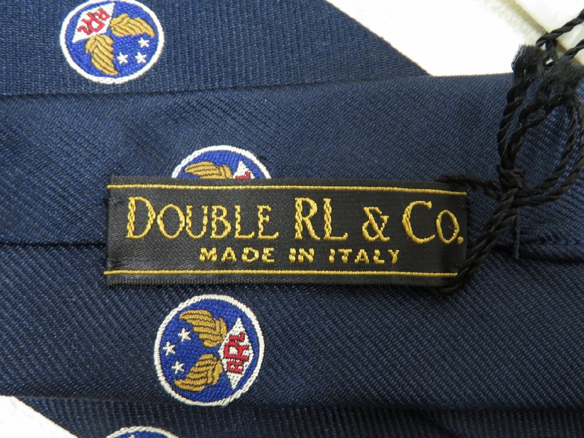 2A6182/未使用品 RRL シルクネクタイ イタリア製 ダブルアールエル