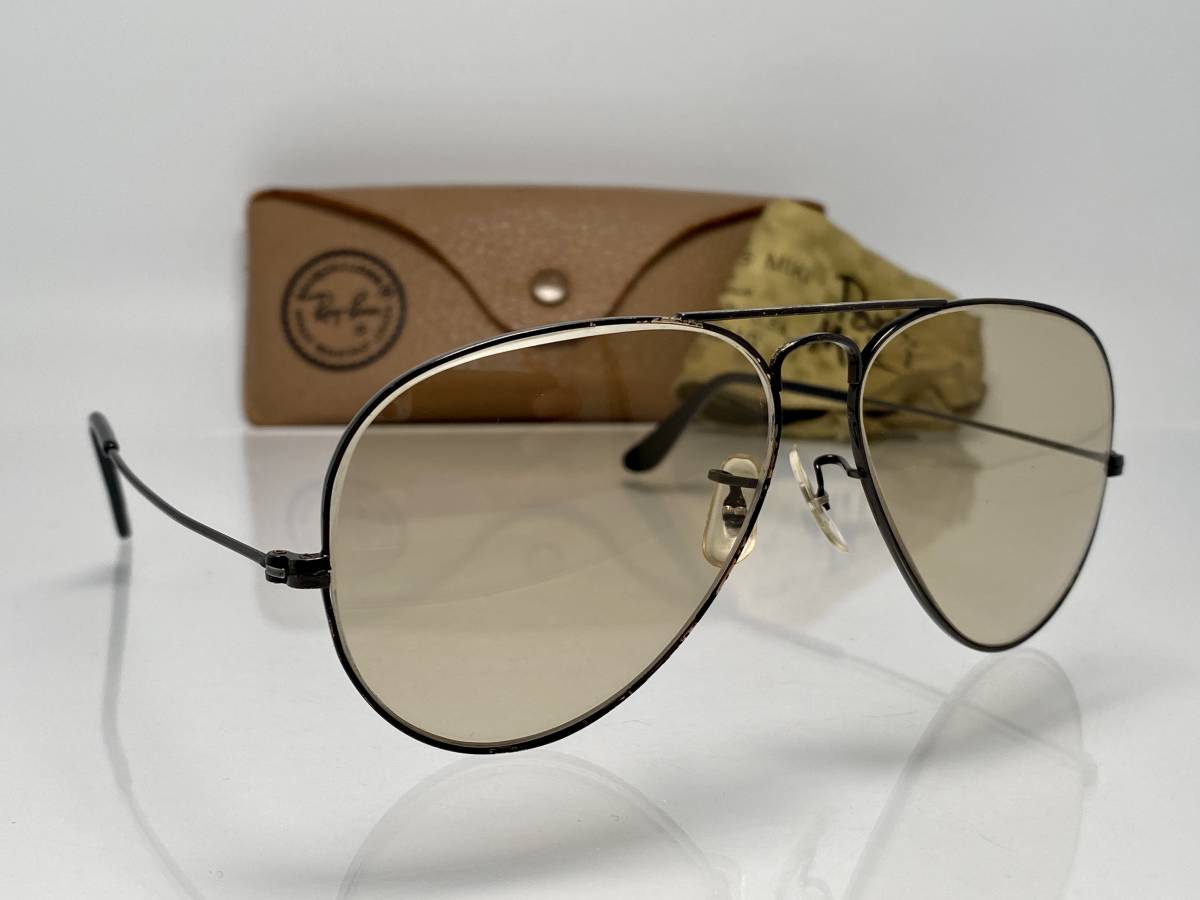 60s☆金張り☆B&L RAY-BANボシュロムレイバン Metalメタル1 GOLD 10K 