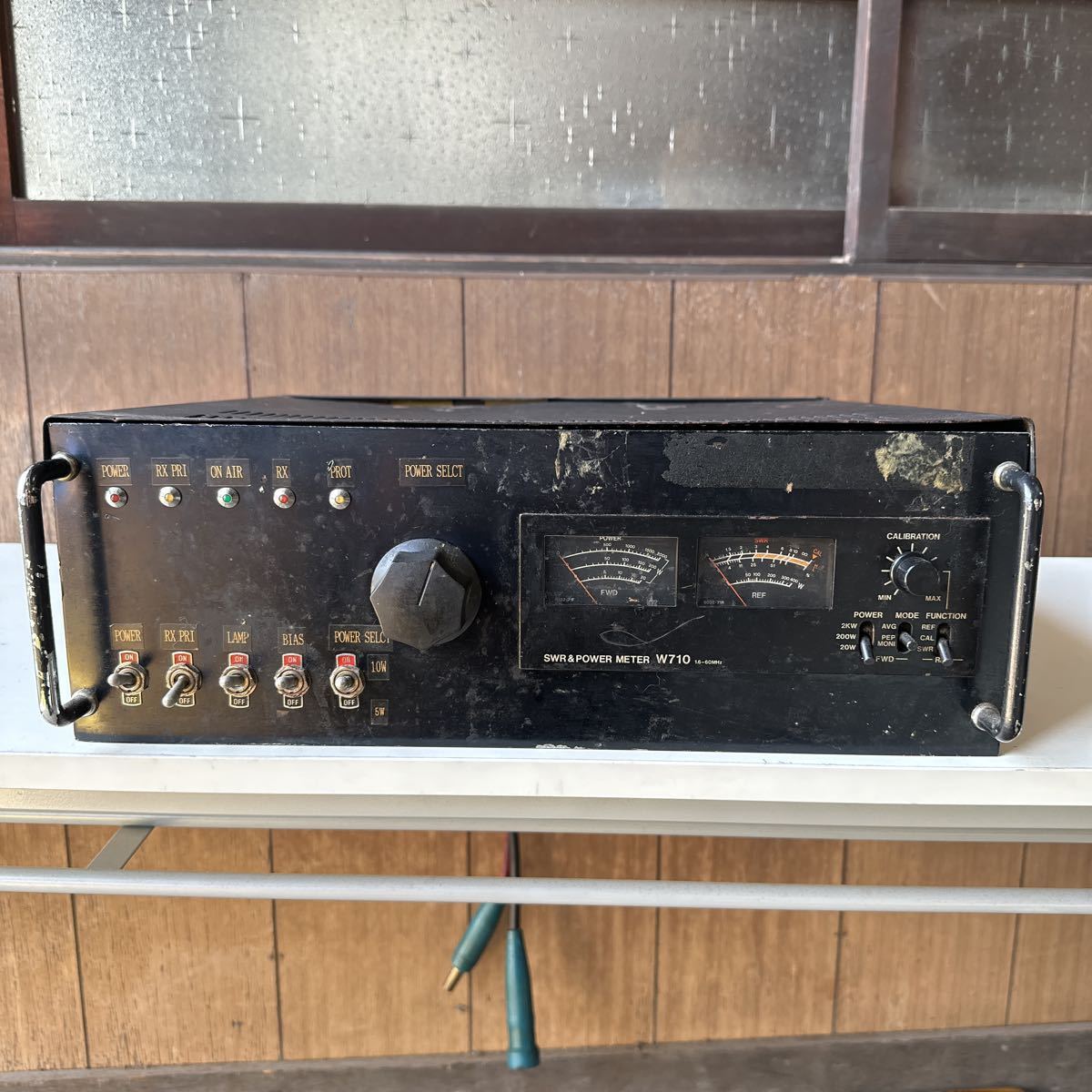 W710 メーカー不明 リニアアンプ 動作未確認 ジャンク 部品取りに