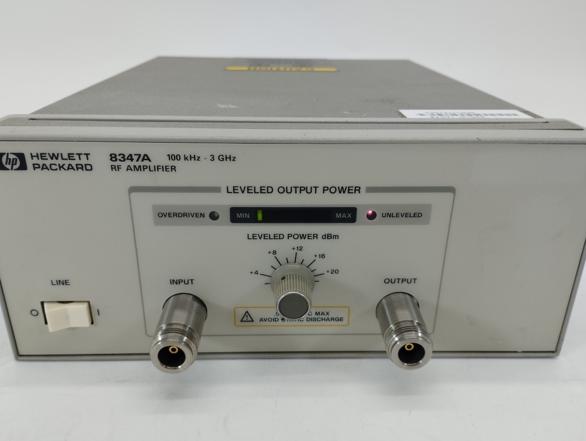 ジャンク品】8347A RF増幅器 100kHz-3GHz KEYSIGHT 8347A | Agilent
