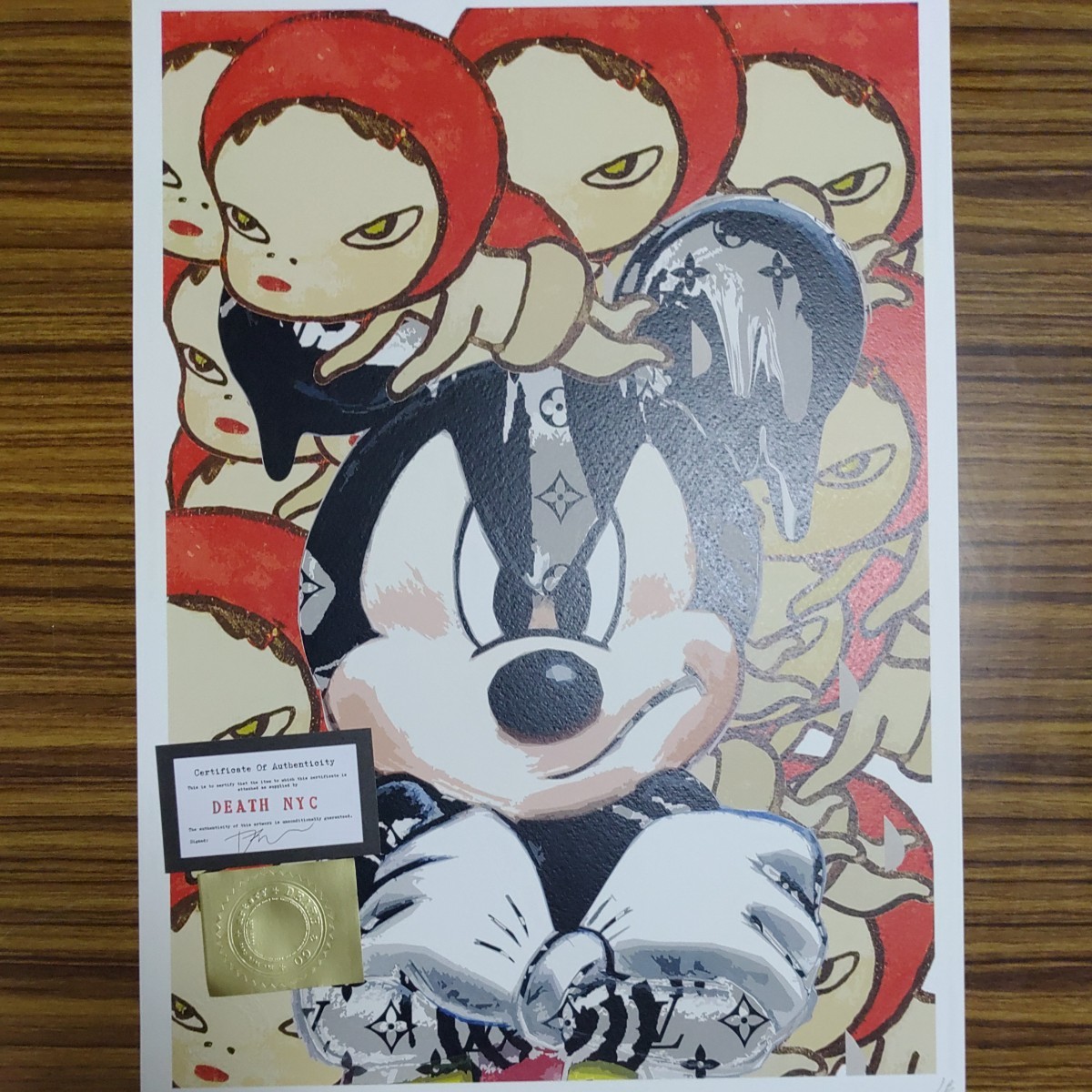 DEATH NYC 世界限定100枚 アートポスター 奈良美智 NARA YOSHITOMO 