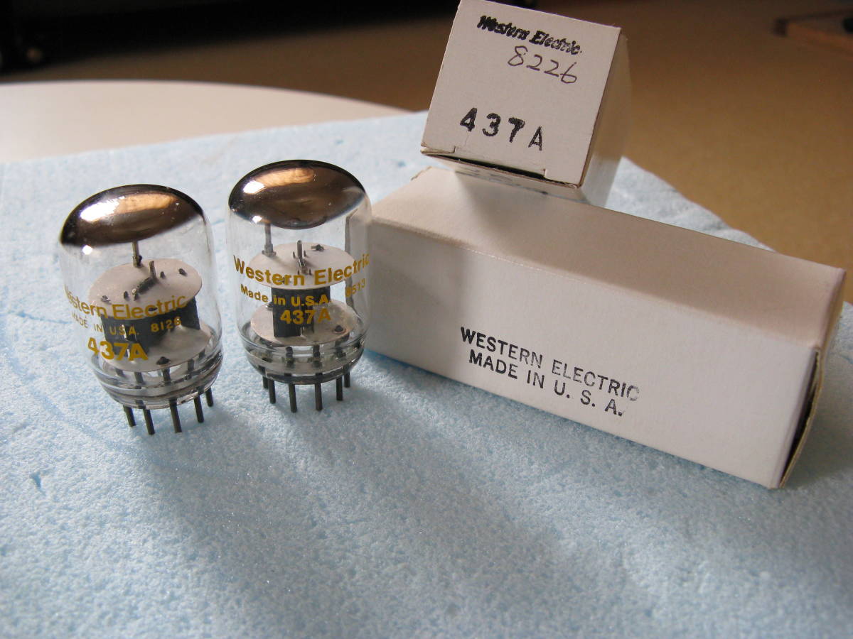 Western Electric 437A 真空管2本 ウエスタンエレクトリック （マニア