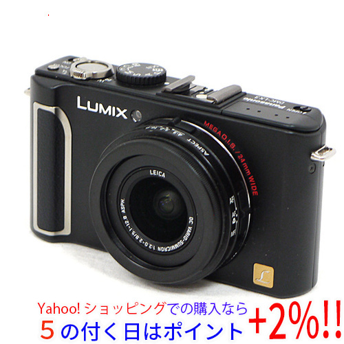 ★【中古】Panasonic LUMIX DMC-LX3-K ブラック/1010万画素 本体のみ [管理:1050021256]