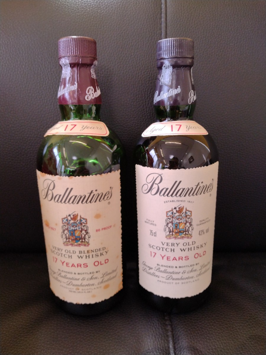 バランタイン17年 Ballantines17y スコッチウイスキー 未開栓 未使用品