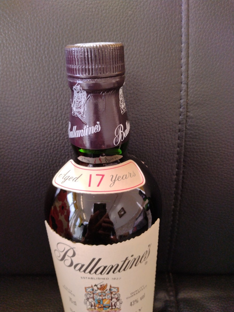 バランタイン17年 Ballantines17y スコッチウイスキー 未開栓 未使用品