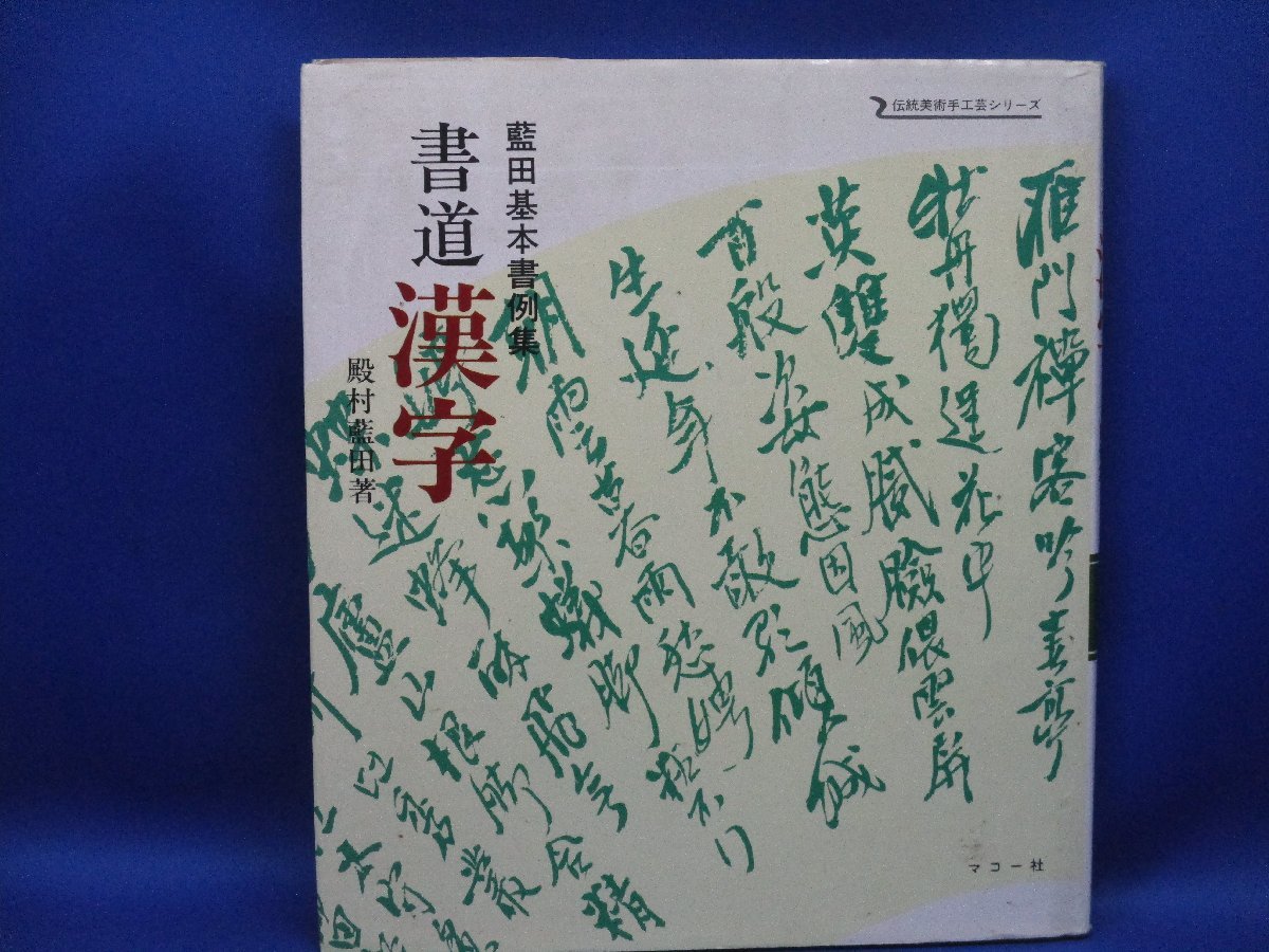 藍田基本書例集 書道漢字】伝統美術手工芸シリーズ 殿村藍田 書道 1982
