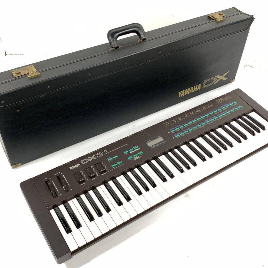 095 YAMAHA ヤマハ DX21 シンセサイザー 61鍵盤 ※現状品