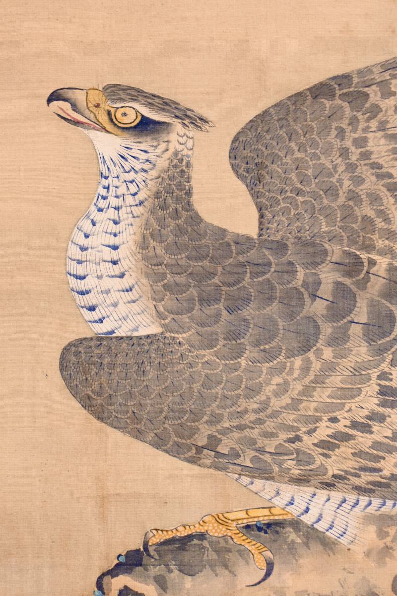 五】文化勲章 澤田政廣 仏画 『聖観世音菩薩』 真作 紙本 彩色 掛軸