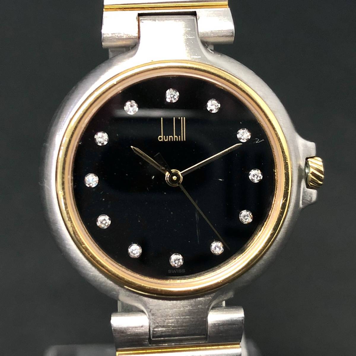 BFm205R 60 dunhill ダンヒル ミレニアム 12P ダイヤ クォーツ 腕時計 
