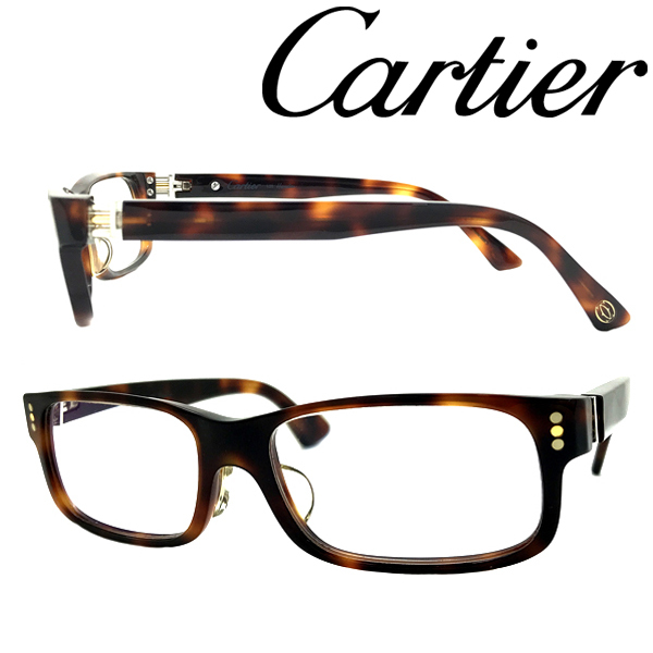 中古】【ほぼ新品】 Cartier メガネフレーム カルティエ マーブル