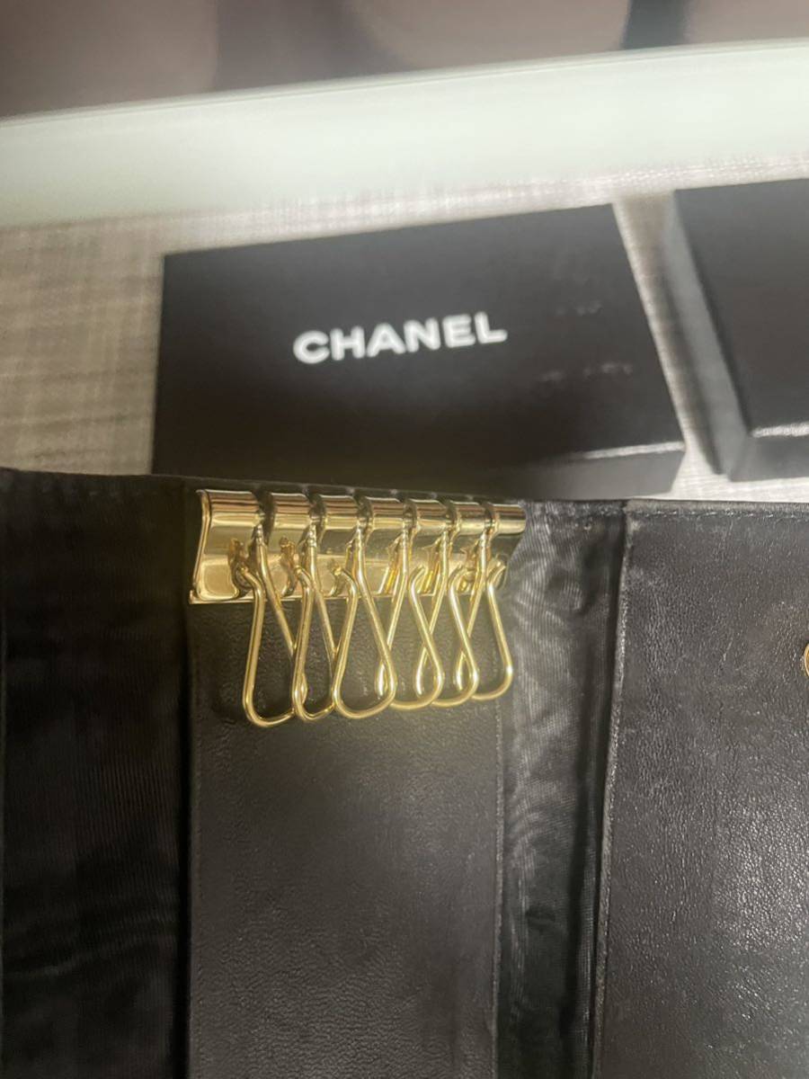 CHANEL シャネル キャビアスキン ココマーク キーケース コインケース