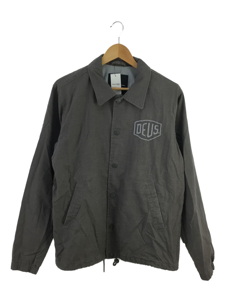 DEUS EX MACHINA◆ジャケット/M/コットン/GRY/無地