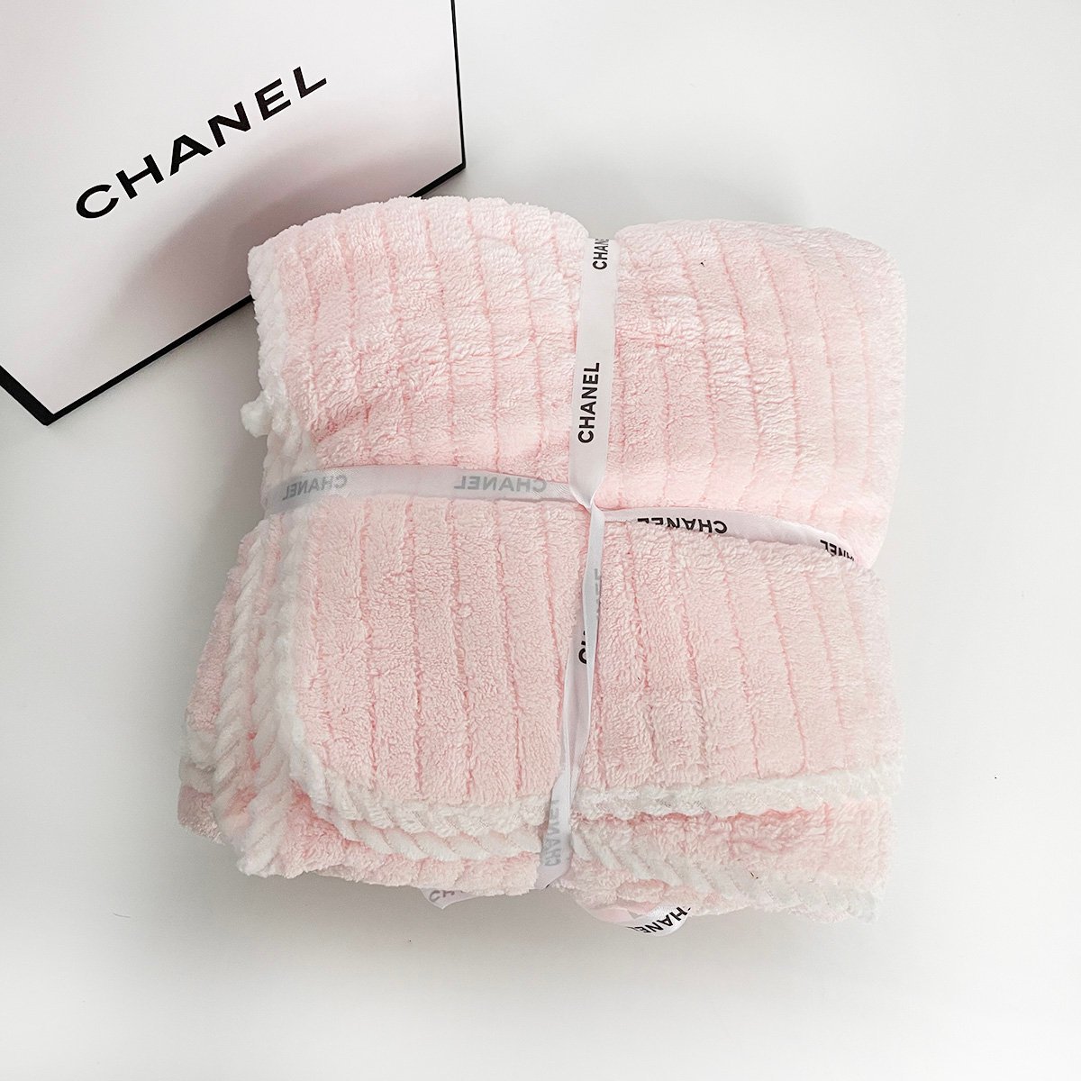 未使用】シャネル ノベルティ 非売品 タオルセット（フェイスタオル＋