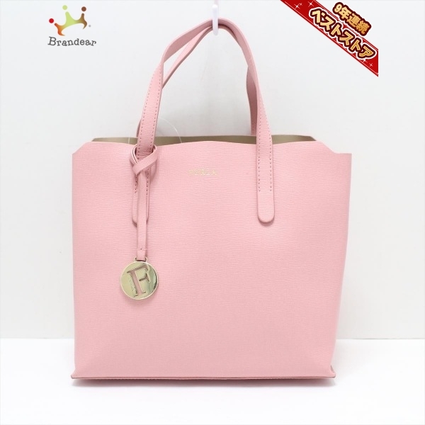 フルラ FURLA ハンドバッグ サリー レザー ピンク バッグ