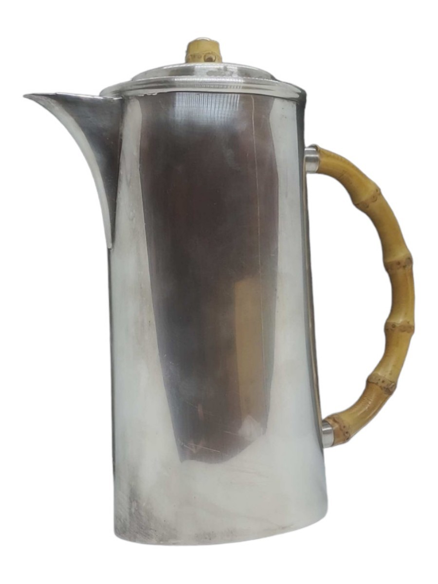 14487 GUCCI/グッチ/ピッチャー/水差し/ジャグ/ブランド/器/シルバー/当時物/コレクション/ティーポット/アンティーク/調理器具