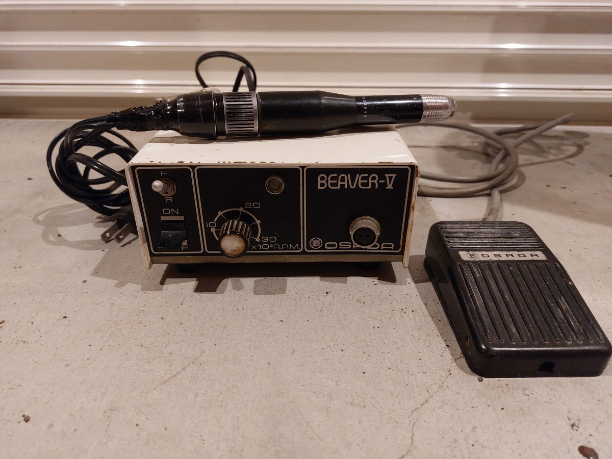 歯科技工 エンジン オサダ BEAVER-V ルーター リューター モーター 