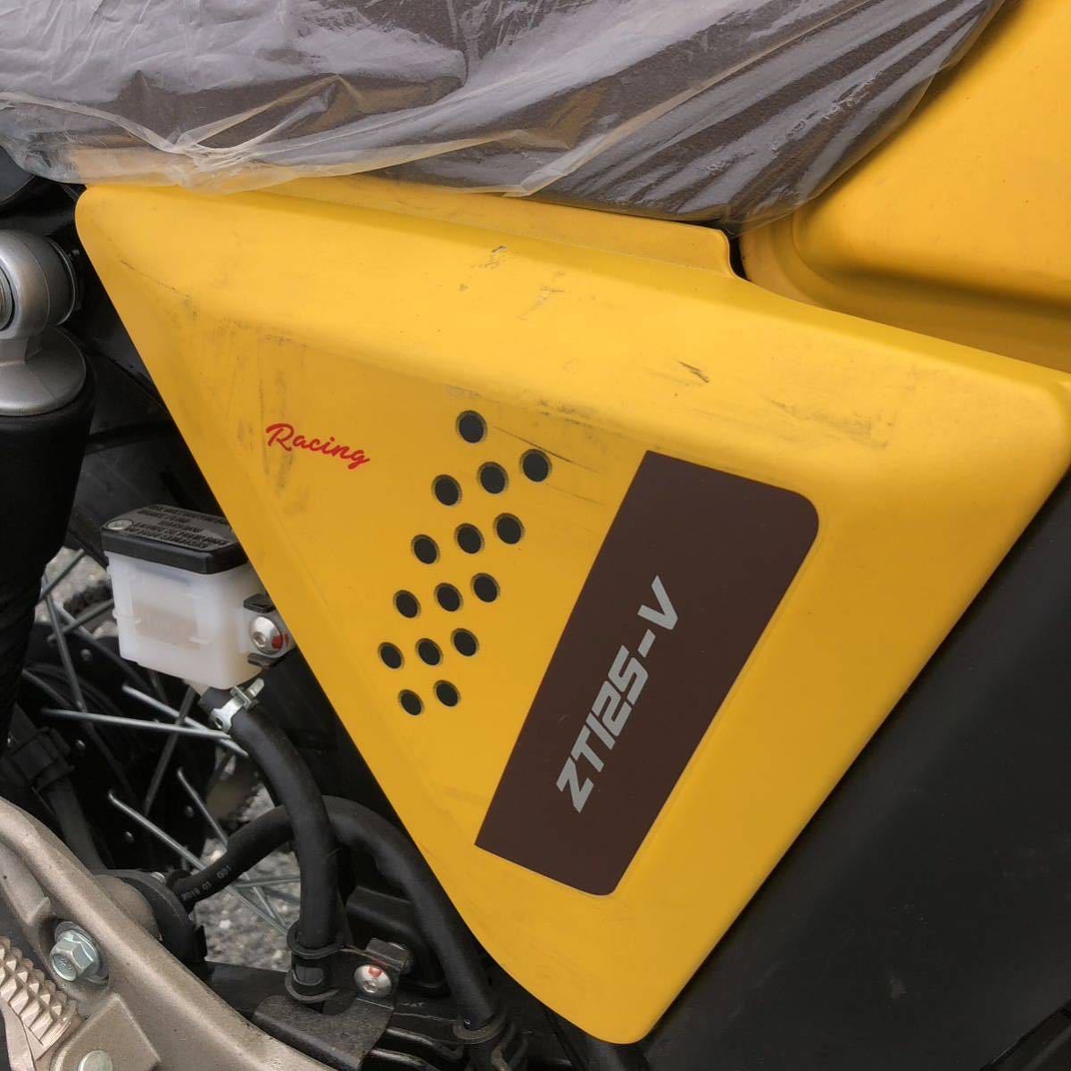 ゾンテス カフェレーサー125 zt125v 走行0km 1円スタート完全売り切り 
