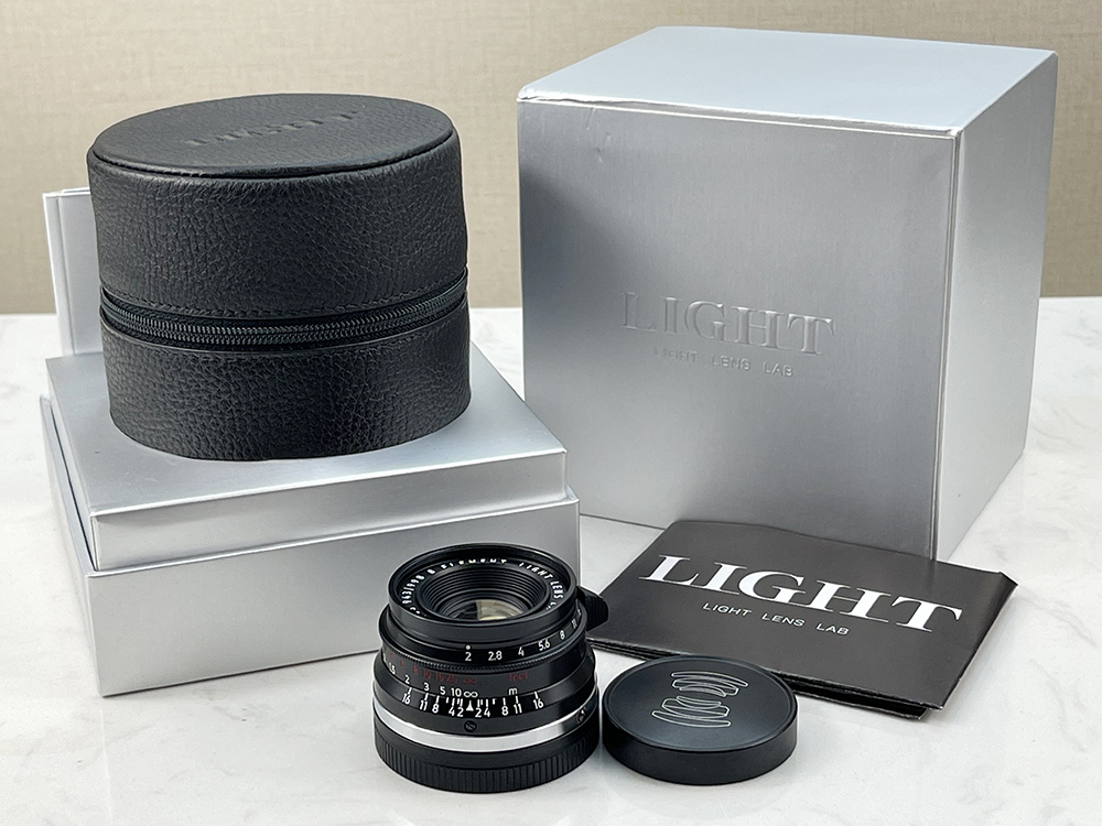 Light lens lab M 35mm F2 ライカM用 ブラックペイント LIGHT LENS LAB