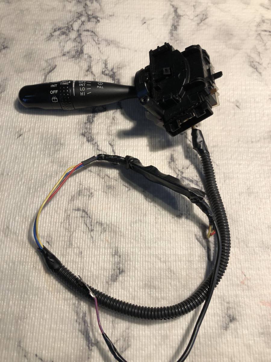 DA17W エブリーワゴン取り外し　時間調整付きワイパースイッチ　リヤ間欠リレー付き