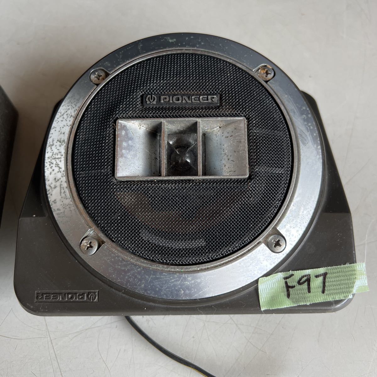 F97 80サイズ発送 PIONEER パイオニア TS-108 カーステ スピーカー 2個