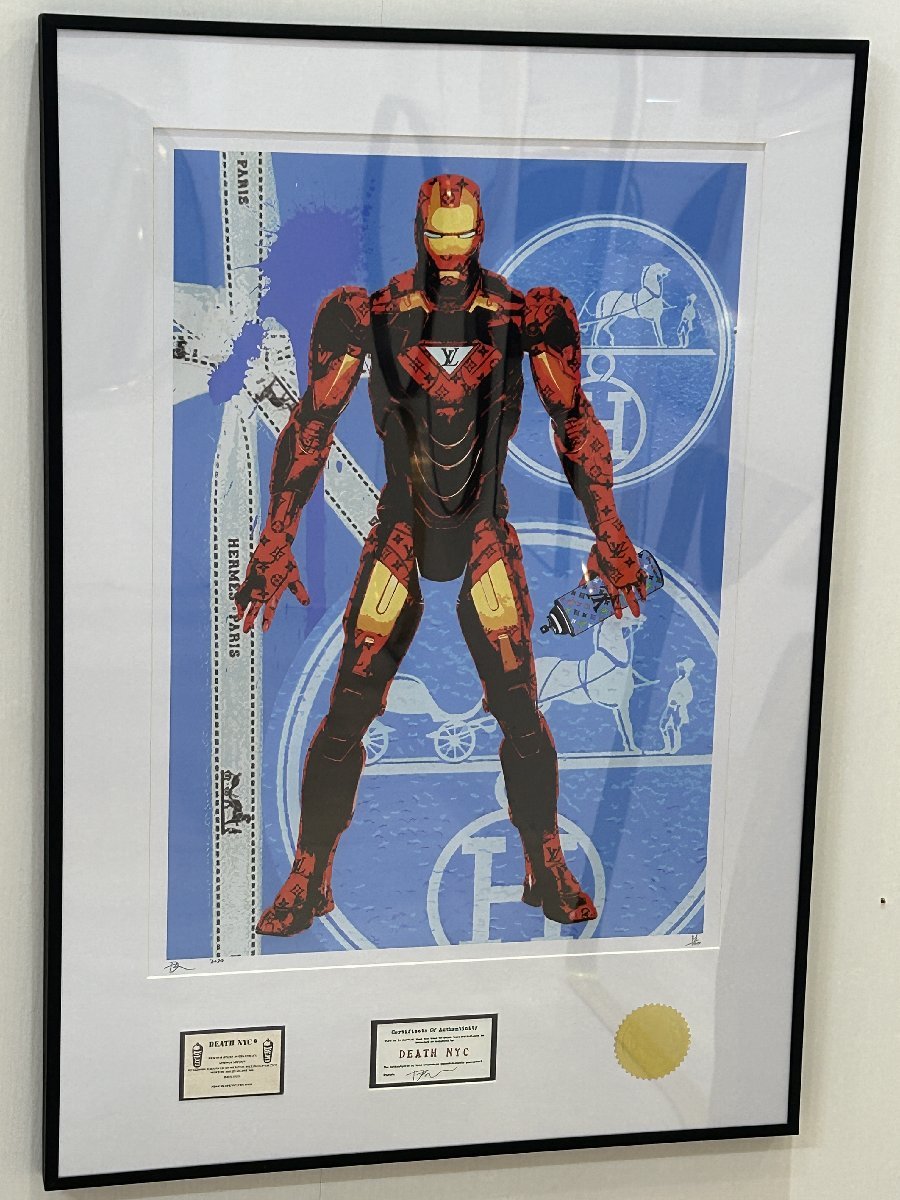 death nyc 世界限定100枚　JOEKER 浮世絵　マーベル DEATH NYC 額付き 世界限定100枚 アートポスタ マーベル アイアンマン