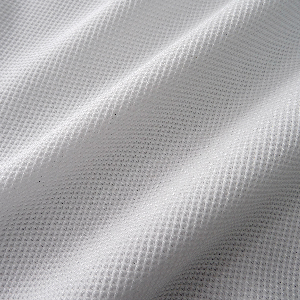 新品 デサント 盛夏 吸湿速乾 ストレッチ 鹿の子 半袖 シャツ L 白 【I44885】 DESCENTE 春夏 メンズ サマー スポーティー ドライ_8