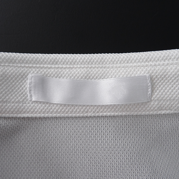 新品 デサント 盛夏 吸湿速乾 ストレッチ 鹿の子 半袖 シャツ L 白 【I44885】 DESCENTE 春夏 メンズ サマー スポーティー ドライ_9